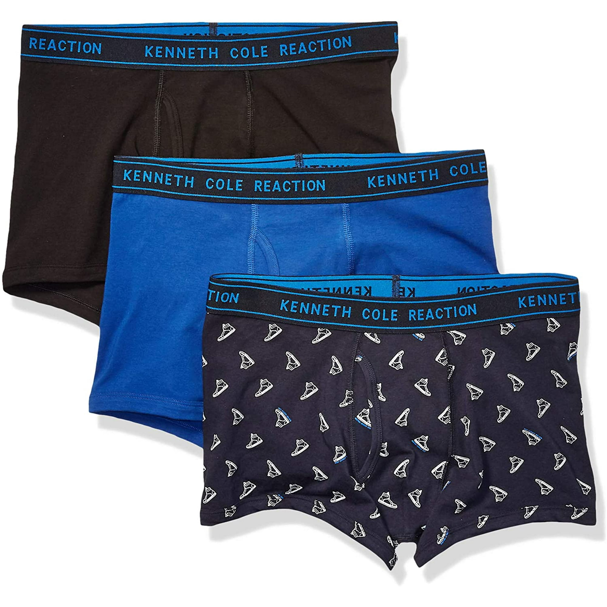 Multipack Kenneth Cole New York Mens Underwear Cotton Spandex Trunk